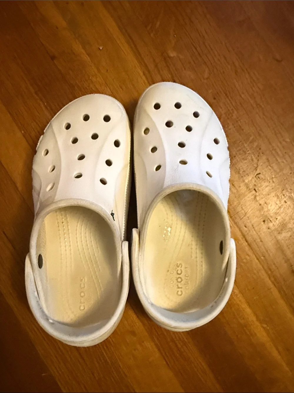 CROCS Platform/tall Clog in White W6